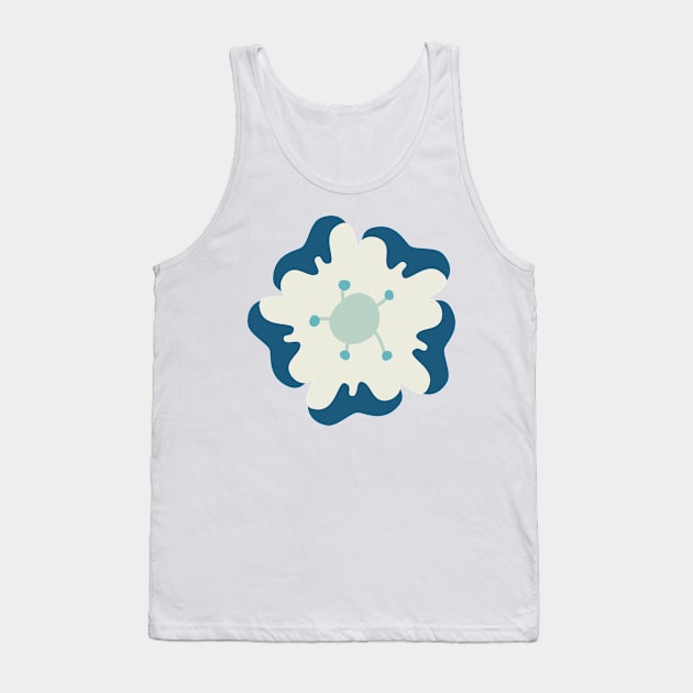 Ornamental Flower Tank Top by Design Anbay